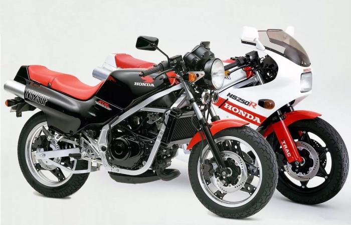 Honda NS250F/NS250R – moto sportiva a 2 tempi pronta ad attaccare le strade.