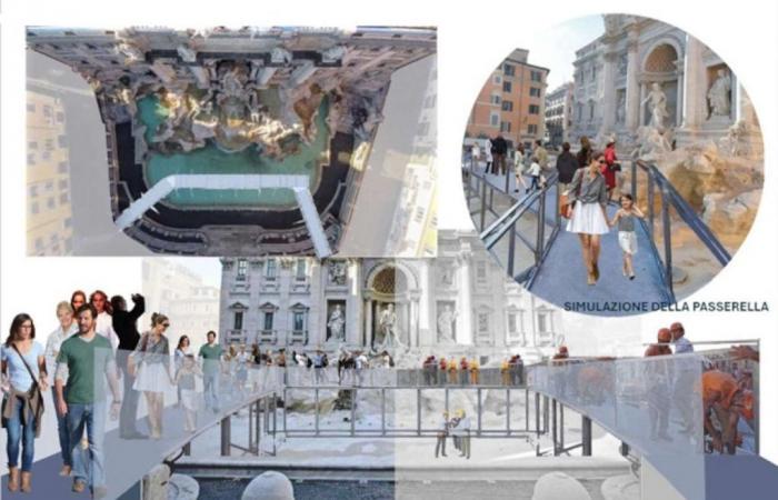 Roma, al via i lavori di manutenzione della Fontana di Trevi. Verrà inoltre realizzata una passerella per poterla vedere più da vicino.