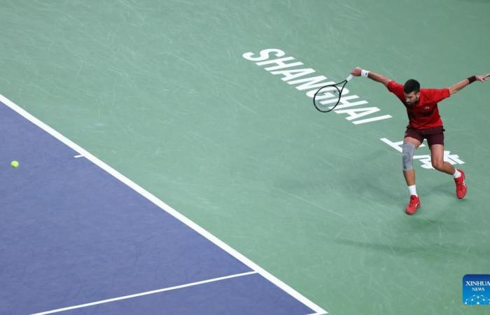 Novak Djokovic contro Flavio Cobolli-Xinhua