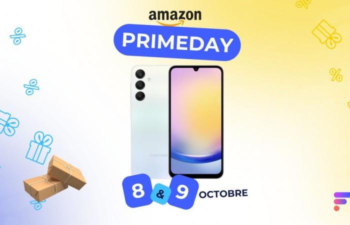 Amazon riduce ulteriormente il prezzo del Samsung Galaxy A25 5G per il suo Prime Day (-45%)