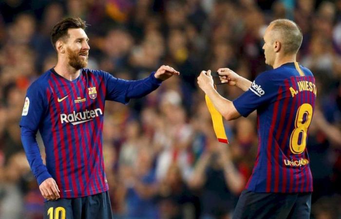 Il bellissimo messaggio di Lionel Messi per Andrés Iniesta