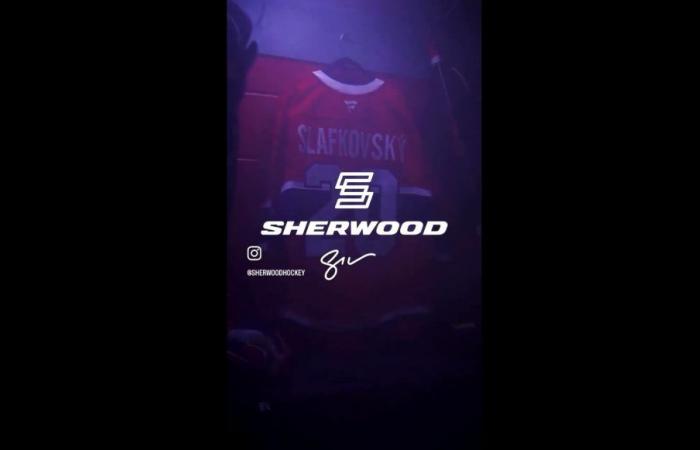 Juraj Slafkovsky è presente in un nuovo spot pubblicitario di Sherwood