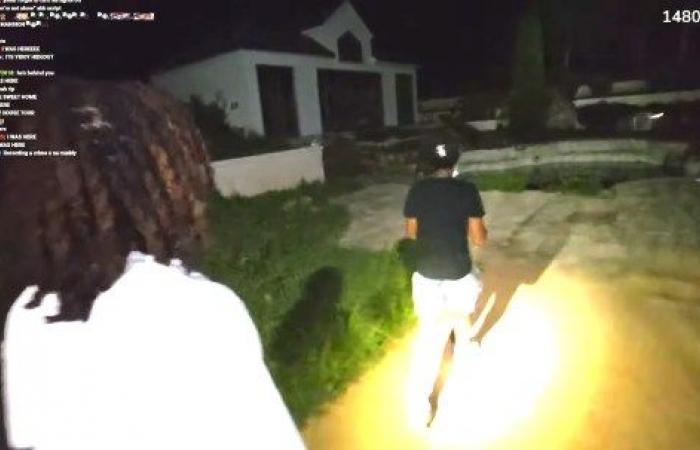 Uno streamer Twitch che esplora la villa di Diddy colto in flagrante dalla polizia