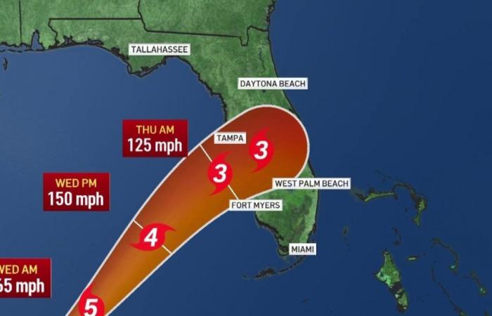 Guarda il percorso attuale della pericolosa tempesta – NBC4 Washington