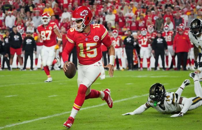 I Chiefs rimangono perfetti in questa stagione vincendo 26-13 contro i Saints