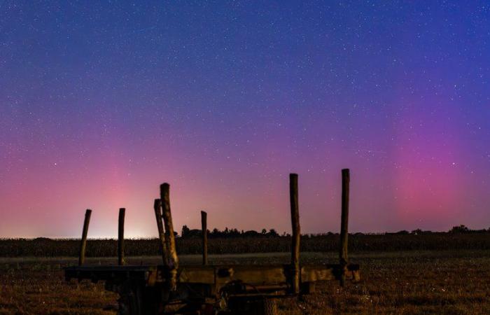 Per la terza volta in pochi mesi, cattura l’aurora boreale nel cielo degli Alti Pirenei all’uscita dalla fabbrica