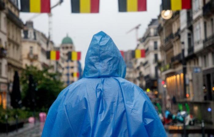 Tre province in allerta, precipitazioni cumulative tra 50 e 70 l/m²: la tempesta Kirk si abbatterà sul Belgio