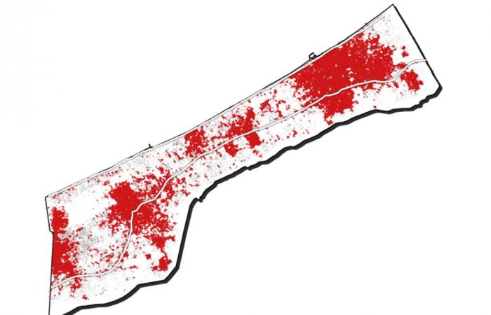 un anno di distruzione nella Striscia di Gaza