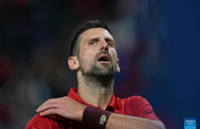 Novak Djokovic contro Flavio Cobolli-Xinhua