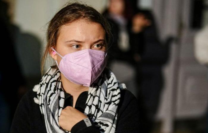 Greta Thunberg accusa la polizia di essere minacciosa