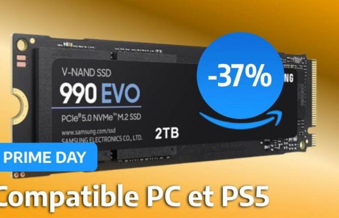 Prime Day: l’SSD Samsung 990 Evo da 2 TB mette tutti d’accordo abbassando il prezzo del 37%!