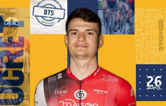 Ciclismo. Trasferimento – Il campione della Borgogna-Franca Contea firma per il CIC U Nantes