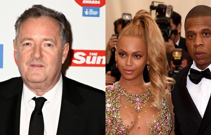 Piers Morgan si scusa con Beyoncé e Jay-Z dopo che Jaguar Wright ha fatto gravi accuse contro la coppia nel suo show | Beyoncé Knowles, Jay Z, Piers Morgan | Just Jared: notizie e pettegolezzi sulle celebrità