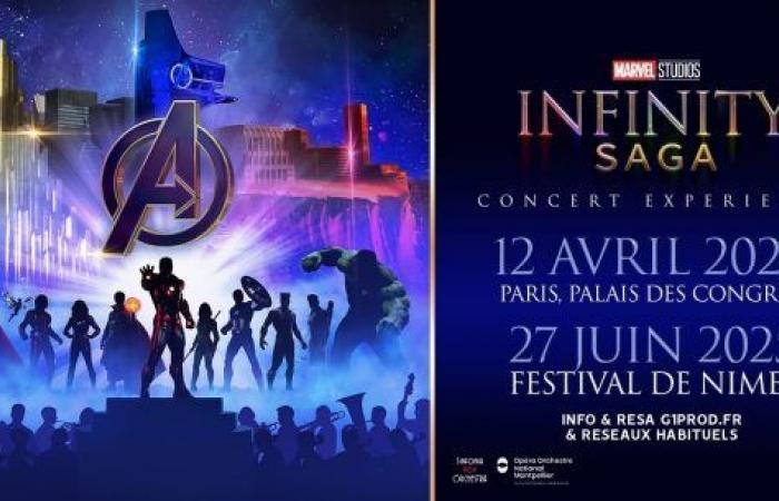 Marvel Infinity Saga: il film-concerto ufficiale del MCU arriva in Francia!