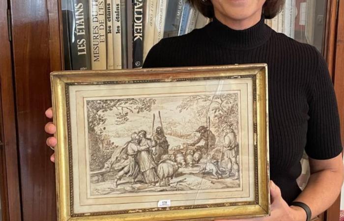 un disegno scoperto per caso è stato venduto all’asta per più di 148.000 euro