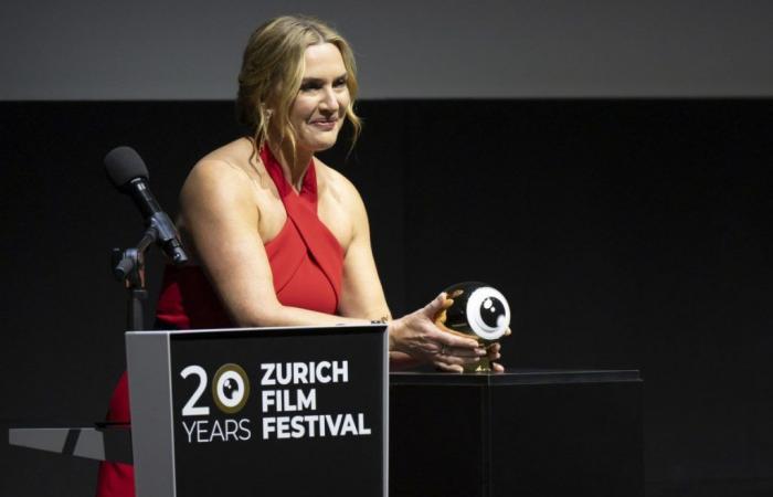 Kate Winslet riceve il Golden Icon Award allo Zurich Film Festival