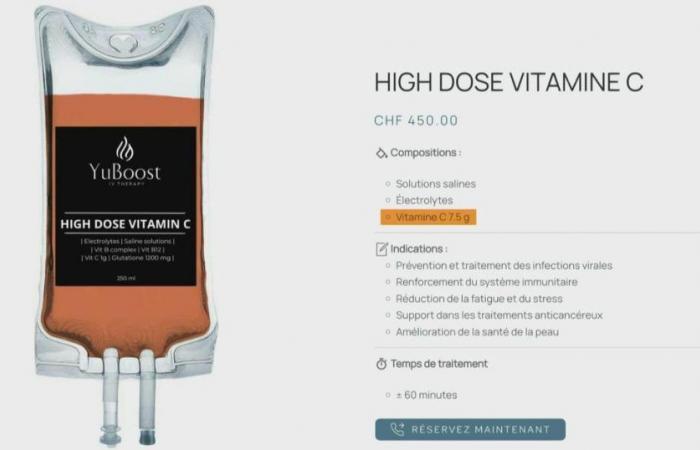 Iniezioni di vitamine, una pratica preoccupante – rts.ch