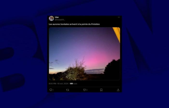 Le impressionanti immagini dell’aurora boreale osservate questa sera in Francia