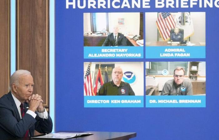 Biden dichiara lo stato di emergenza in Florida…e Harris avverte di un uragano “storico”.