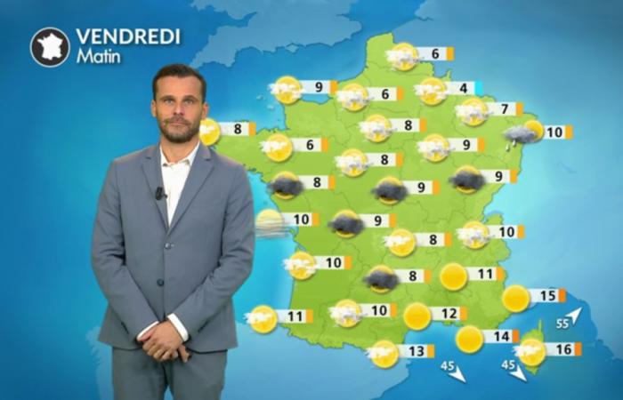 Meteo per il vostro venerdì 11 ottobre: ​​ritorno del sole, ma più fresco