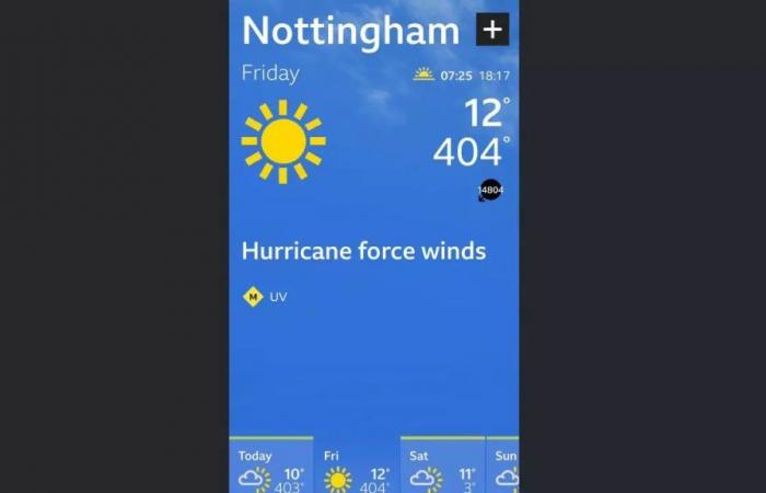 “Ops!” La BBC si scusa dopo le previsioni selvagge di “venti violenti di uragano”, temperature di 404°C