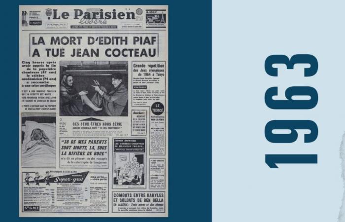 12 ottobre 1963: muoiono Edith Piaf e Jean Cocteau, “due esseri eccezionali” nei titoli dei giornali