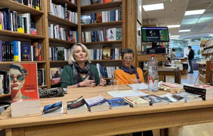 Boulogne: la scrittrice Sophie Loubière ha firmato il suo ultimo libro di fantascienza “Obsolete” presso la libreria Horizon