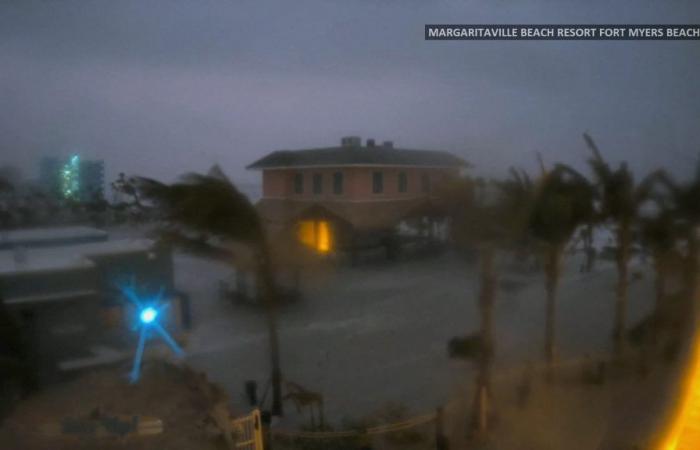 Video.. Guarda il momento in cui l’uragano Milton è arrivato in Florida