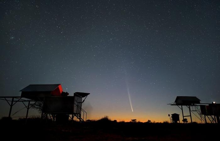 Le nuvole potrebbero oscurare la vista della cometa Tsuchinshan Atlas