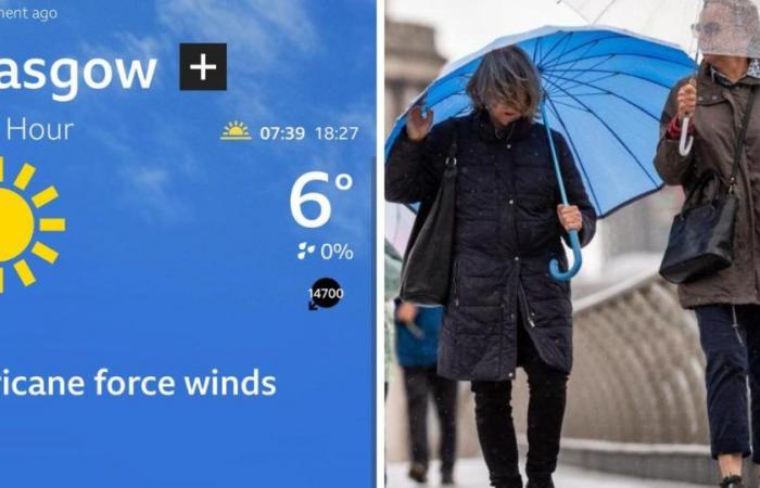 L’errore meteorologico della BBC prevedeva che un ‘uragano’ avrebbe colpito Glasgow