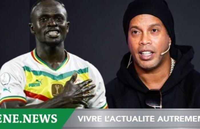 Ronaldinho imita il suo idolo Sadio Mané (foto)