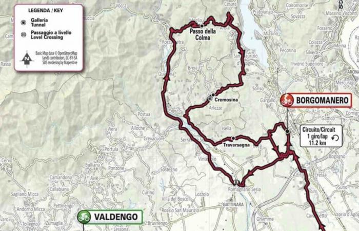 Giro del Piemonte 2024: Itinerario dettagliato