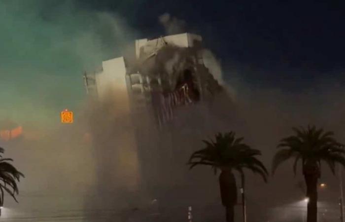 IN VIDEO | Casinò di Las Vegas distrutto da una massiccia implosione