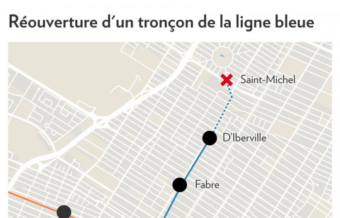 Linea blu della metropolitana di Montreal | Riaperte le stazioni Fabre e D’Iberville