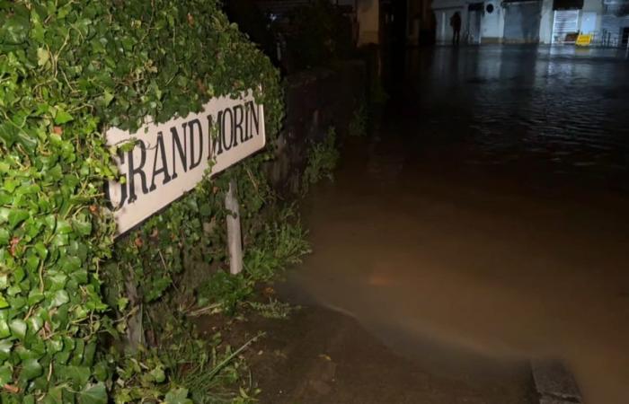 lento declino a Pommeuse, l’acqua continua a salire a valle