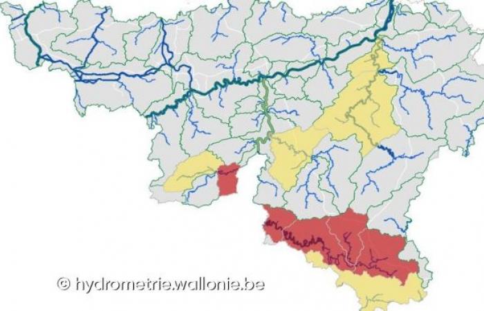 Diversi fiumi ancora in allerta piena dopo il passaggio di Kirk in Belgio