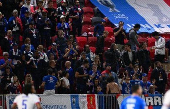 Griezmann ha applaudito sugli spalti di Budapest