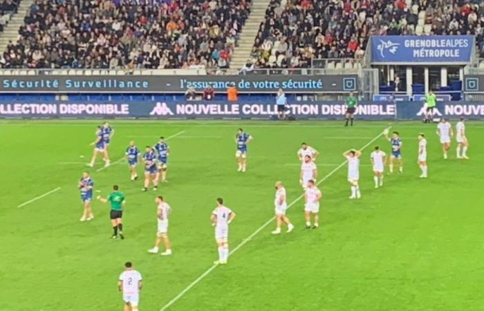 Rugby Pro D2: i Damiers crollano nel finale di partita e subiscono un amaro 44-22 a Grenoble