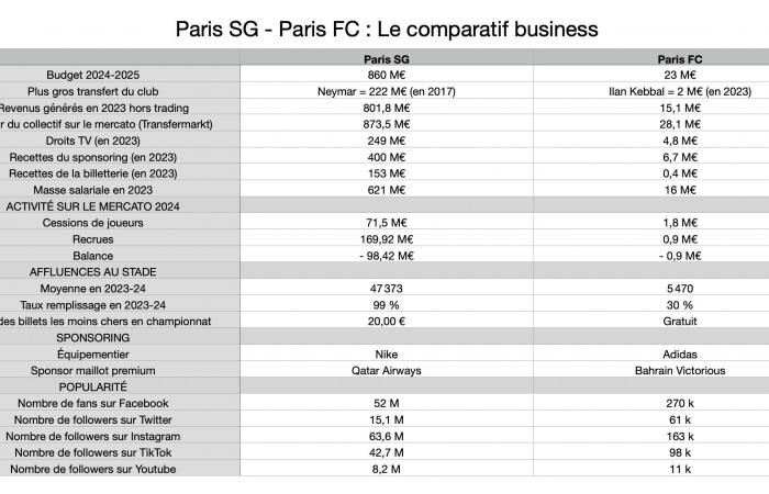 PSG-PFC. Il confronto economico dei due club parigini