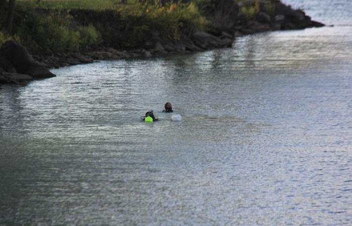 Una dozzina di veicoli recuperati dal fiume Detroit