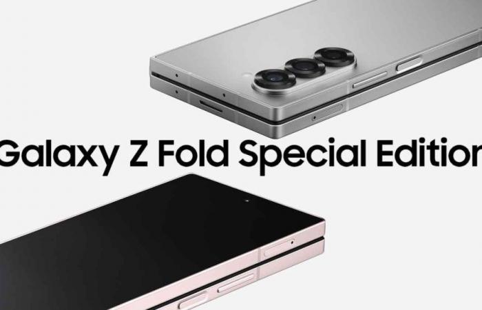 Galaxy Z Fold6 Special Edition è la piega sullo schermo meno visibile di Samsung