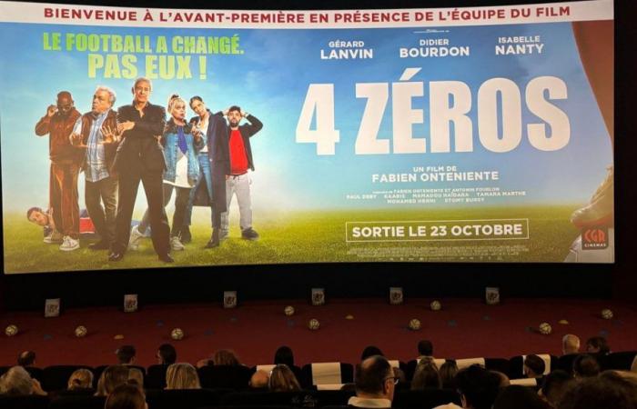 Guy Roux muove i suoi primi passi nel cinema in 4 Zeros, il regista del film bilancia