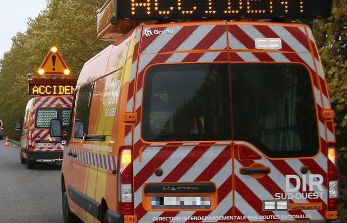 Incidente di un camion nel Gers: la N124 riaperta al traffico tra Auch e Vic-Fezensac