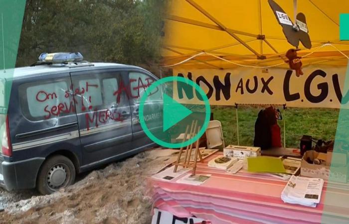 Contro l’LGV del Sud-Ovest, manifestazione fatta di “giochi” ma anche di eccessi in Gironda