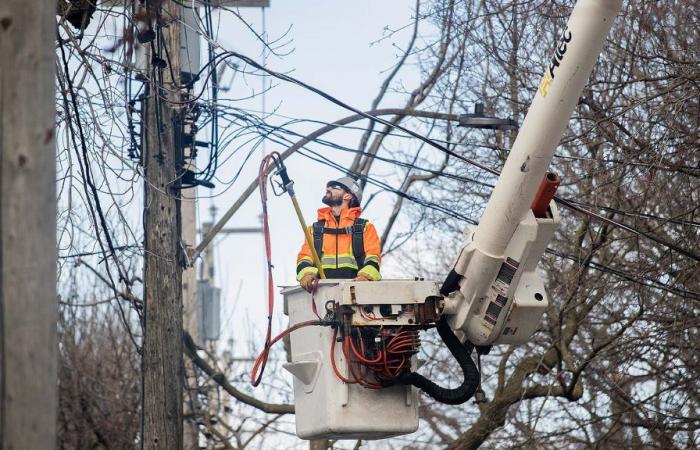 Venti forti: migliaia di clienti dell’Hydro-Québec sono rimasti senza elettricità