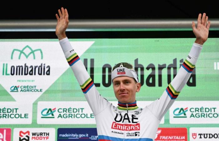 Tadej Pogacar vince il quarto Giro di Lombardia consecutivo, il suo 25esimo successo stagionale