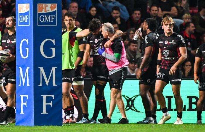 Top 14 – Strappo al polpaccio per Romain Ntamack (Tolosa), molto incerto con gli azzurri per il tour di novembre del XV di Francia