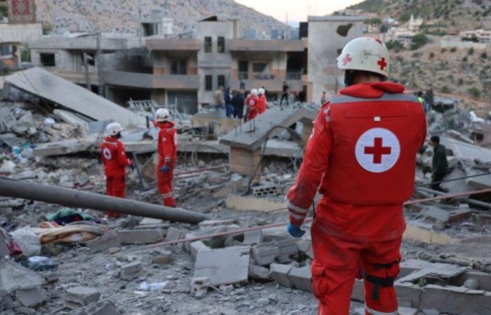 diversi soccorritori della Croce Rossa feriti da uno sciopero nel sud del Libano