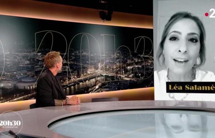 Léa Salamé prende in giro il suo editorialista domenica alle 20,30 rischiando di creare una scena domestica