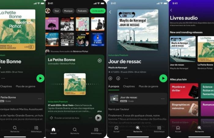 Spotify lancia gli audiolibri in Francia